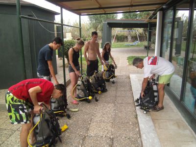 PADI Open Water Course Scuba diving in Rethymno Crete with Atlantis Diving Center1.JPG