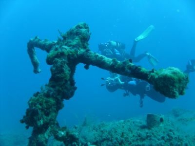 Benezian AnchorPADI Scuba diving in Rethymno Crete with Atlantis Diving Center.JPG